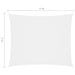 Sunshade Sail Oxford Fabric Rectangular 3x4 m White Otpxlp