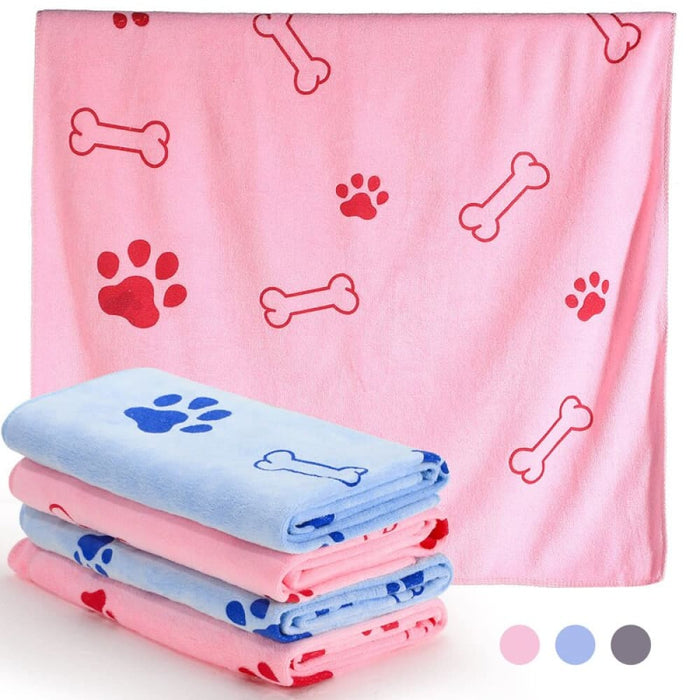 Super Absorbent Microfiber Quick Drying Soft Pet Grooming