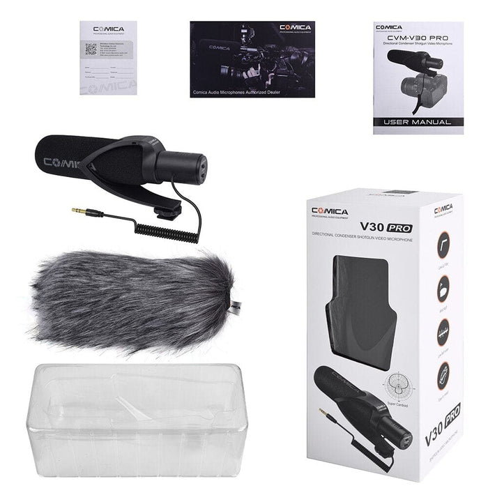 V30 Pro Super-cardioid Shotgun Microphone For Dslr Camera