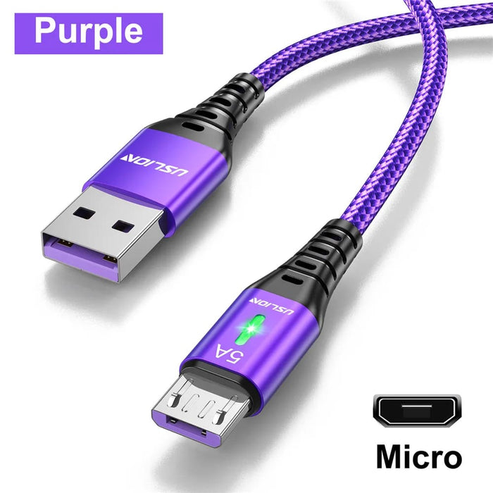 Super Fast 5a Usb c Cable For Huawei P40/p30 Pro