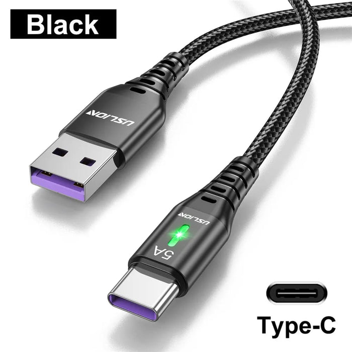 Super Fast 5a Usb c Cable For Huawei P40/p30 Pro