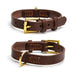 Suture Real Leather Adjustable Dog Collar