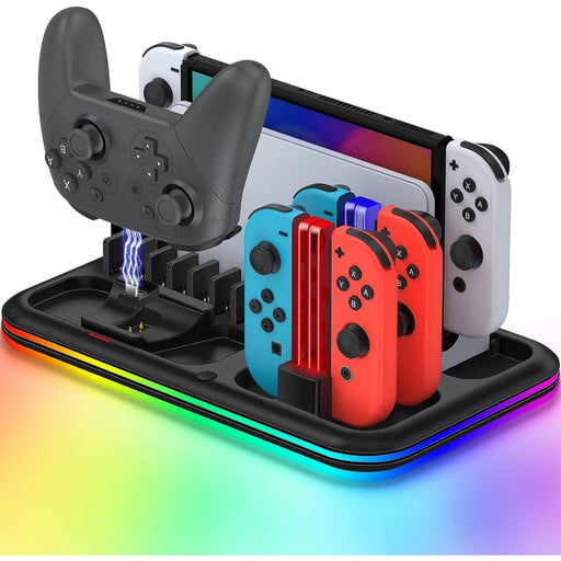 Switch Oled Charging Dock With Rgb Light