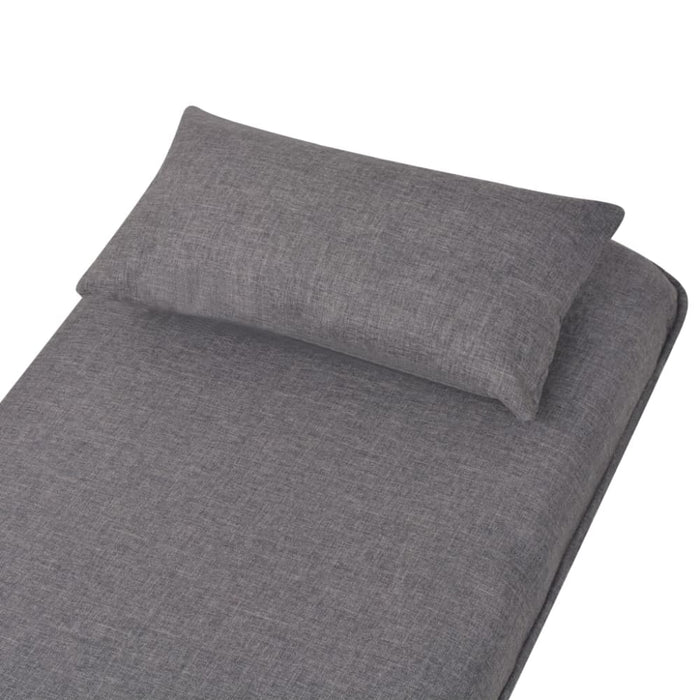 Swivel Chair And Sofa Bed Dark Grey Fabric Xaalli