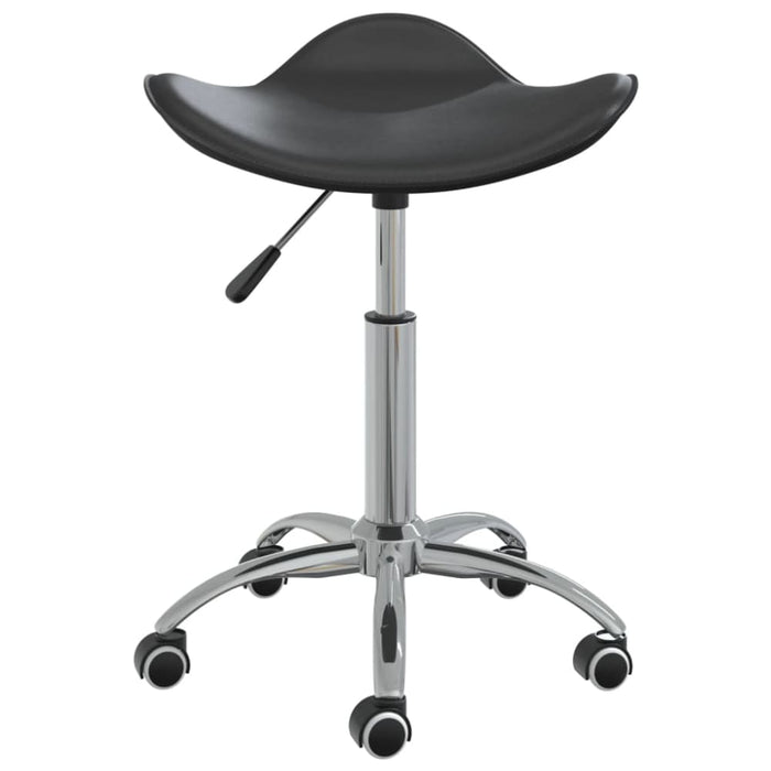 Swivel Dining Chair Black Faux Leather (323684) Tbnnpll