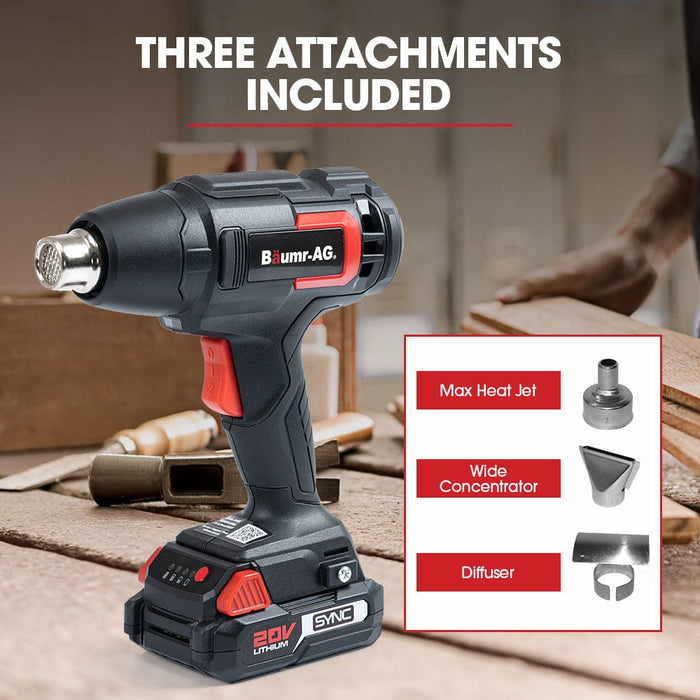 Hg3 20v Sync Cordless Power Heat Gun With Battery And Fast