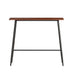 Bar Table Industrial Dining Desk High Wood Kitchen Shelf