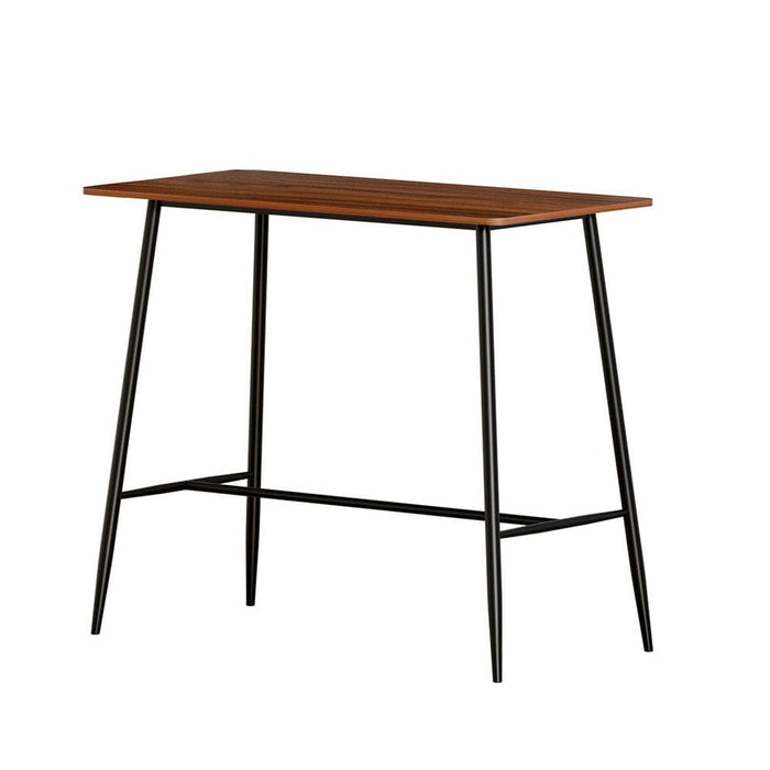 Bar Table Industrial Dining Desk High Wood Kitchen Shelf