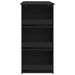 Bar Table With Storage Rack Black 102x50x103.5 Cm