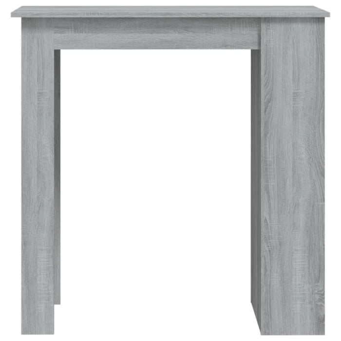 Bar Table With Storage Rack Grey Sonoma 102x50x103.5cm