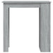 Bar Table With Storage Rack Grey Sonoma 102x50x103.5cm