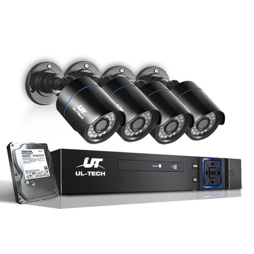 Ul Tech 1080p 8 Channel Hdmi Cctv Security Camera With 1tb