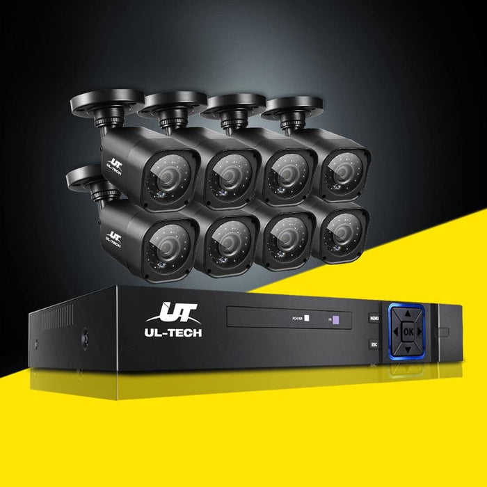 Ul-tech 8ch 5 In 1 Dvr Cctv Security System Video Recorder