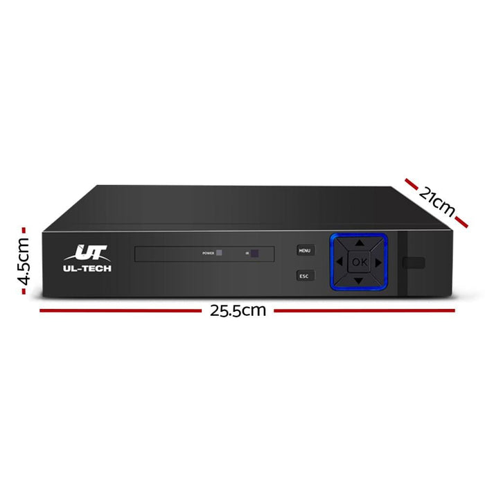 Ul-tech 5 In 1 4ch Dvr Video Recorder Cctv Security System