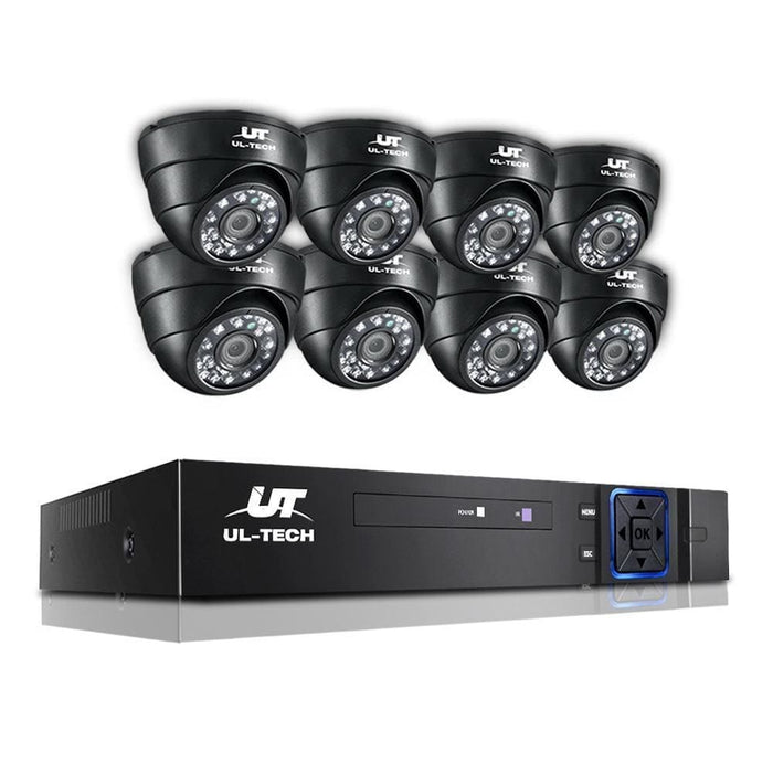 Ul-tech Cctv Camera Home Security System 8ch Dvr 1080p Ip 8