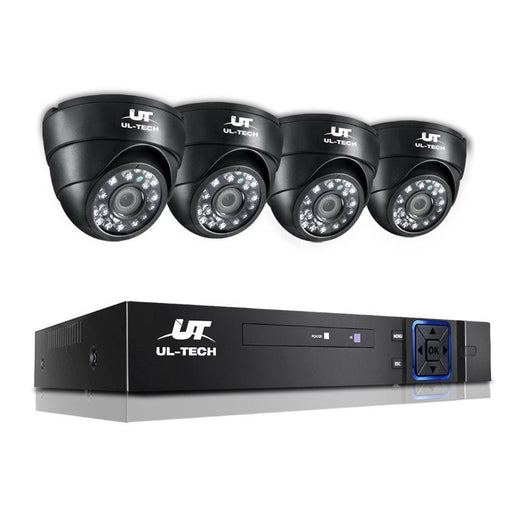 Ul-tech Cctv Camera Security System Home 8ch Dvr 1080p Ip