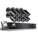 Ul-tech Cctv Security System 2tb 8ch Dvr 1080p 8 Camera Sets