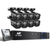 Ul-tech Cctv Security System 2tb 8ch Dvr 1080p 8 Camera Sets