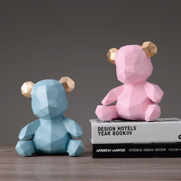 Teddy Bear Figurines Money Box For Children