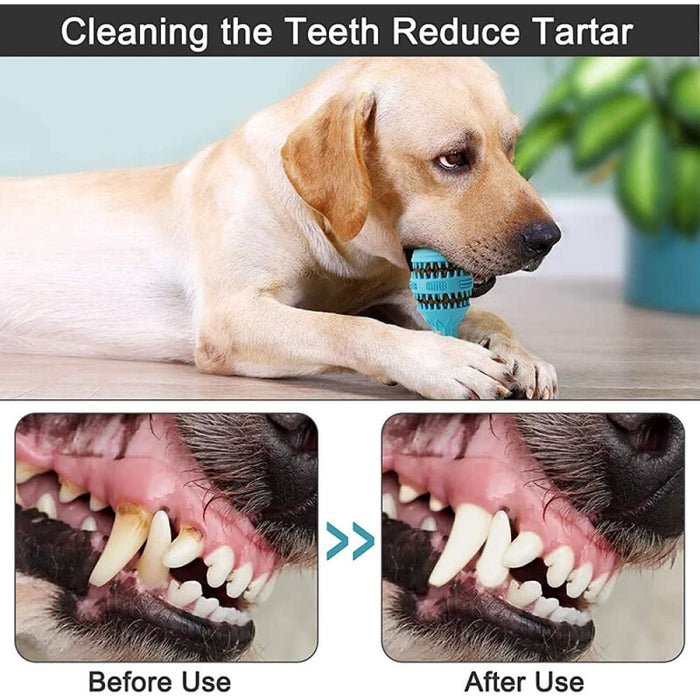 Teeth Cleaning Sturdy Milk Flavour Food Dispensing Dog Toys