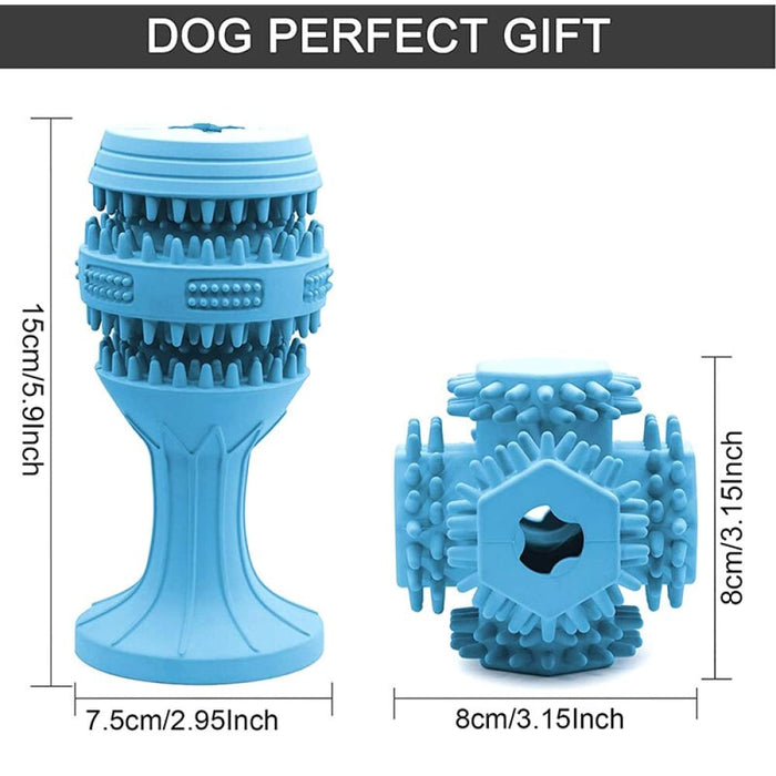 Teeth Cleaning Sturdy Milk Flavour Food Dispensing Dog Toys