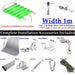 Telescopic Wave Net Installation Parts Kits Sun Shade Sail