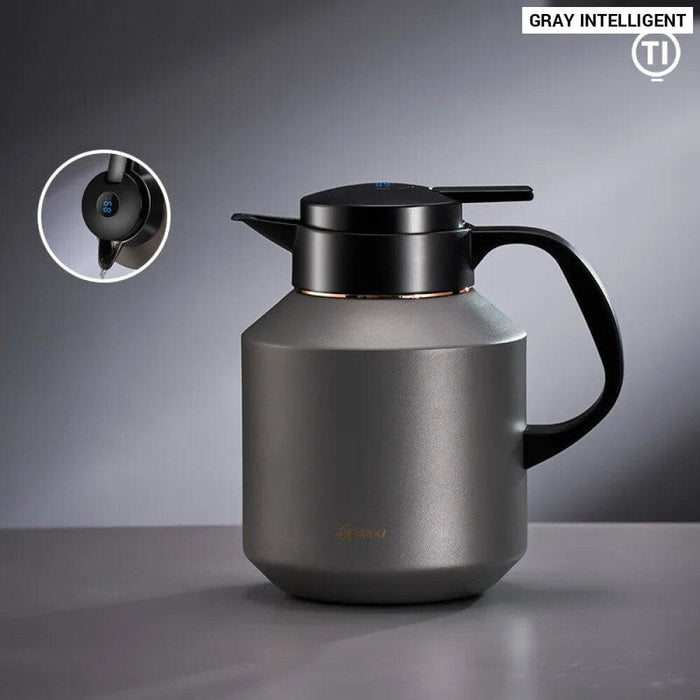 Temperature Display Insulation Pot For Tea And Coffee