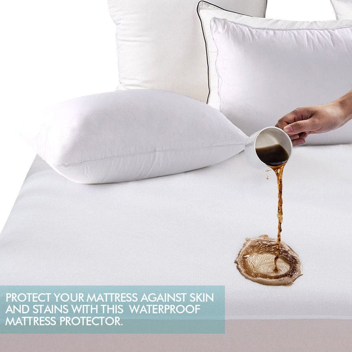 Terry Cotton Fully Fitted Waterproof Mattress Protector