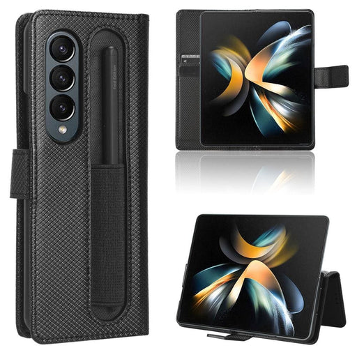 Textured Leather Phone Case For Samsung Galaxy z Fold 4 5g