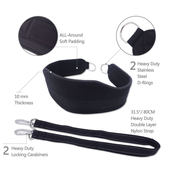 Thick Neoprene Dip Belt With Heavy Duty Strap