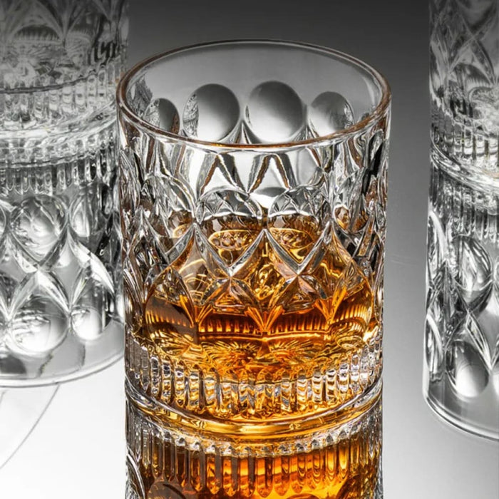 Thick Transparent Spirits Glasses For Vodka Whisky Sake