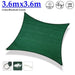 Thicken Densified Hdpe Anti-uv Sunshade Sail Garden Shelter