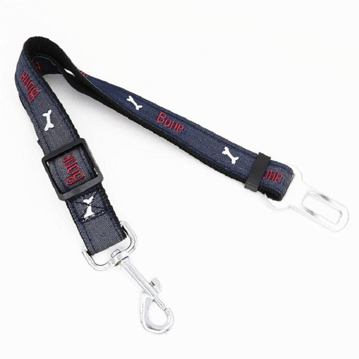 Thicken Jean Embroidery Safety Seat Belt For Car