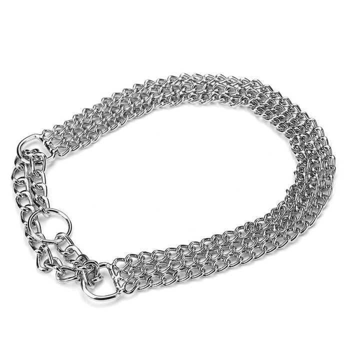 Three Row Chain Dog Adjustment Collar