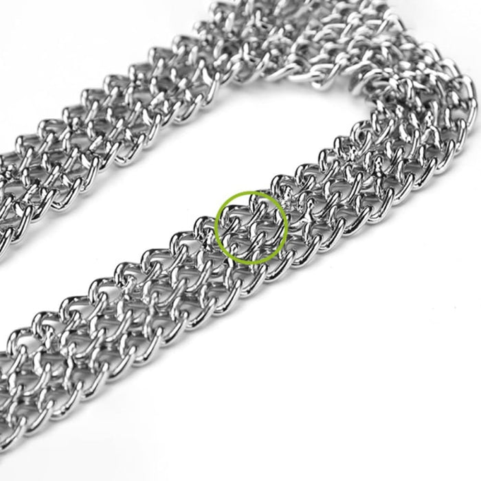 Three Row Chain Dog Adjustment Collar