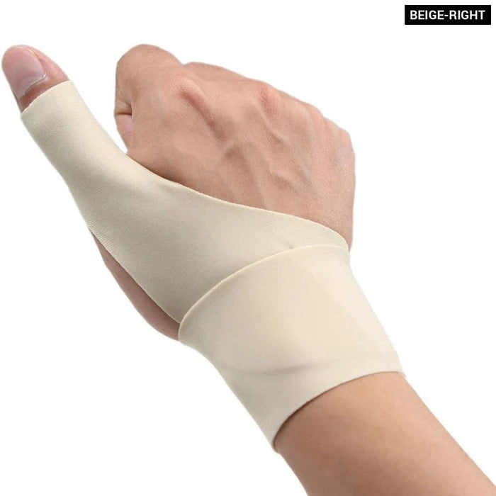 1pc Thumb Wrist Compression Sleeve Splint For Sprained