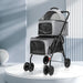 Goslash Picks Two-tier Pet Stroller Double Dog Pram Cat