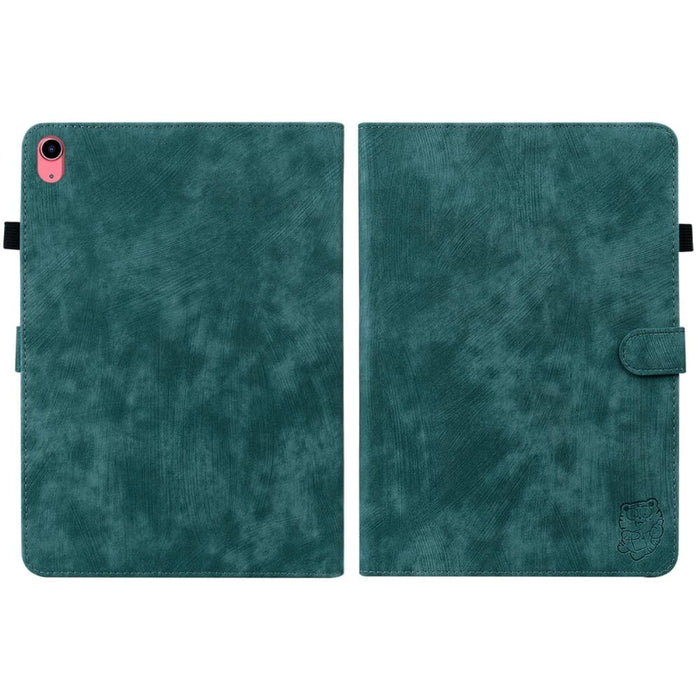 Tiger Pattern Flip Leather Tablet Case For Ipad 10th Gen