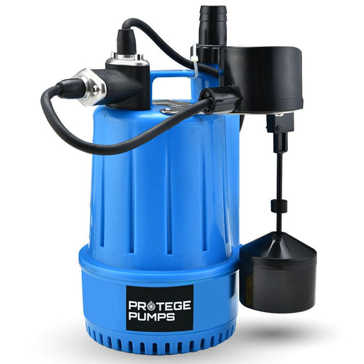 Tight Access Clean/grey Water Submersible Sump Pump Vertical