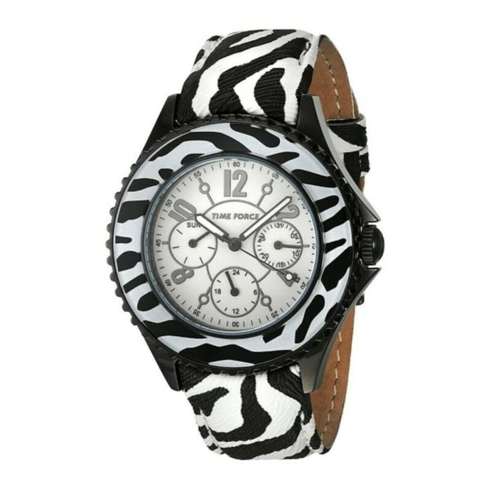 Time Force Tf3300l11 Ladies Quartz Watch White 40mm