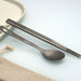 Titanium Tableware Set Frosted Knife Fork Spoon Chopsticks