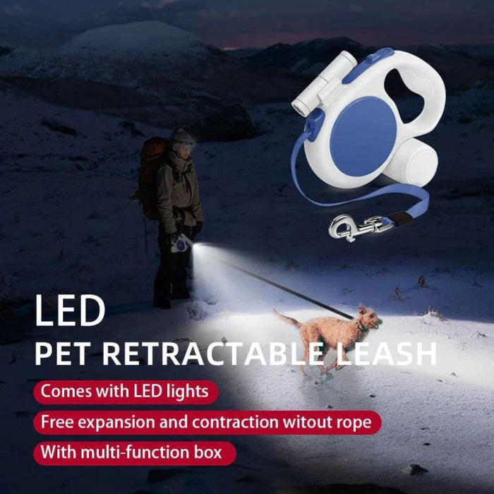 Title Inch 3 In 1 Retractable Dog Leash With Led Flashlight