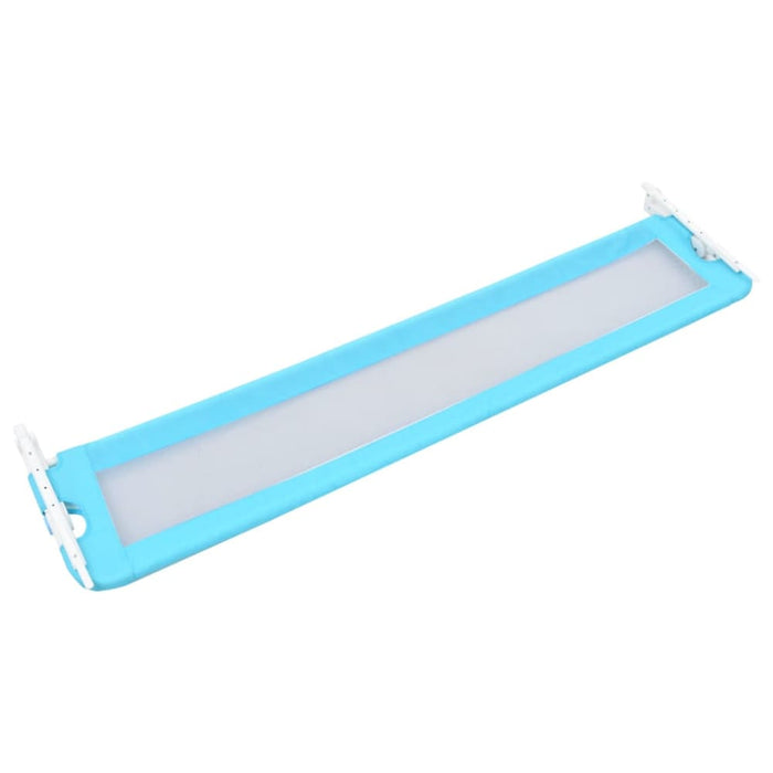 Toddler Safety Bed Rail Blue 180x42 Cm Polyester Oboit