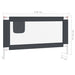 Toddler Safety Bed Rail Dark Grey 140x25 Cm Fabric Obxxn