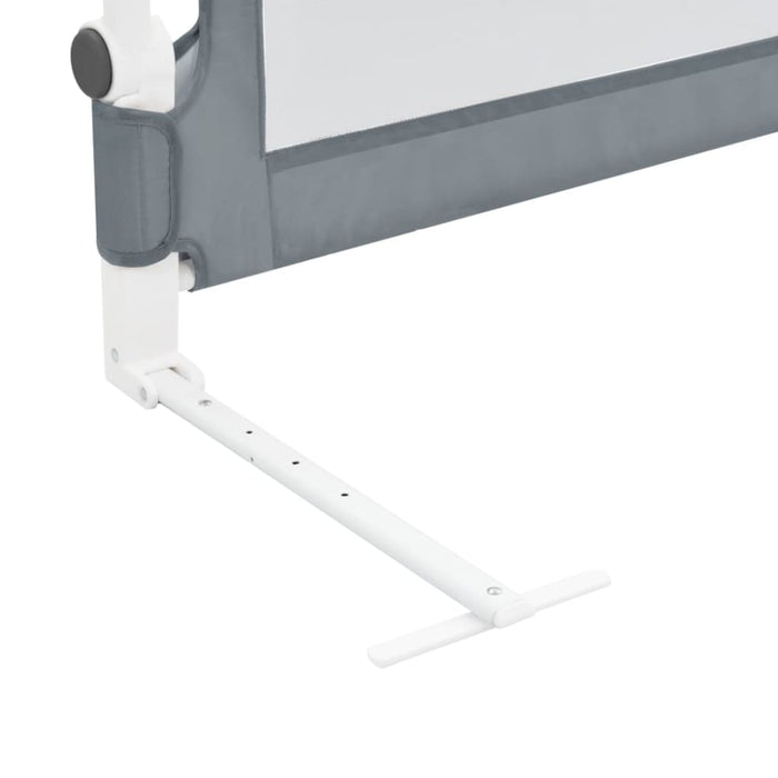 Toddler Safety Bed Rail Grey 102x42 Cm Polyester Oboll