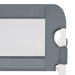 Toddler Safety Bed Rail Grey 150x42 Cm Polyester Oboli