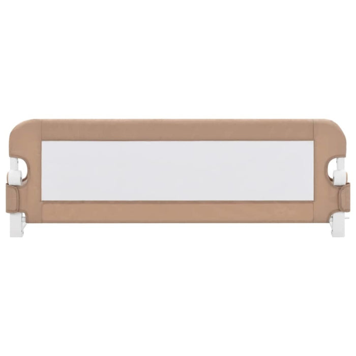 Toddler Safety Bed Rail Taupe 120x42 Cm Polyester Oboia