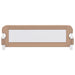 Toddler Safety Bed Rail Taupe 120x42 Cm Polyester Oboia