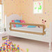 Toddler Safety Bed Rail Taupe 150x42 Cm Polyester Obolp