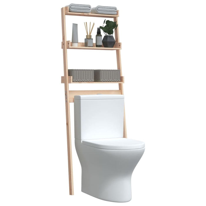 Toilet Rack 63.5x32x179 Cm Solid Wood Pine Nxalpt